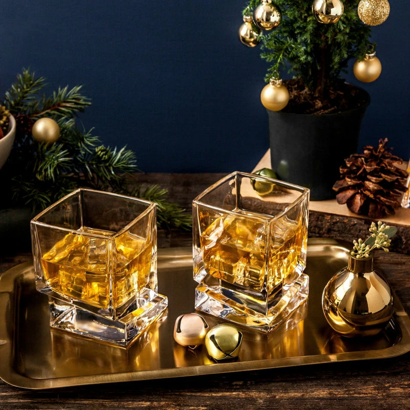 Best deal ๐ JoyJolt Carre Square Heavy Base Crystal Whiskey Glasses 10 Oz, Set Of 2 ๐ 6 Best deal ๐ JoyJolt Carre Square Heavy Base Crystal Whiskey Glasses 10 Oz, Set Of 2 ๐ - Image 6