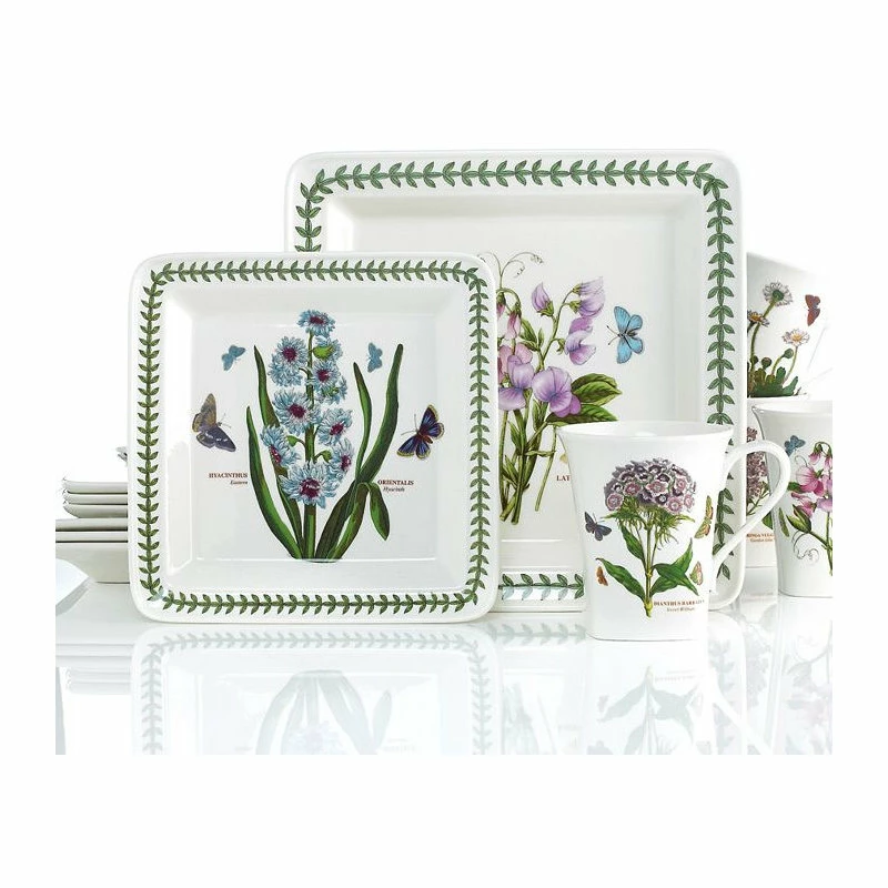 Top 10 ⌛ Royal Worcester Portmeirion Botanic Garden 12-piece Dinner Set, Square Shape ⭐ 3 Top 10 ⌛ Royal Worcester Portmeirion Botanic Garden 12-piece Dinner Set, Square Shape ⭐ - Image 3