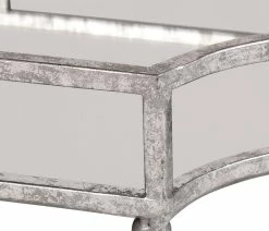 Flash Sale 🥰 Uniek Kate And Laurel Ciel Metal Mirrored 12x18 Decorative Tray, Silver 👏 -Tabletop Sales Store 3c41239e0900a892 5048 w800 h800 b0 p0