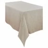 Buy 💯 Saro Lifestyle Natural Toscana Tablecloth, 90"x120", Natural 🔥