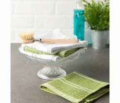 Flash Sale 🤩 Design Imports Green Ribbed Terry Dishcloth Set/12 ✔️ -Tabletop Sales Store 400130e90d03c59f 6879 w800 h800 b0 p0