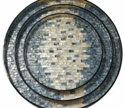 Flash Sale ✔️ Brimfield & May Set Of 3 👩 Mother Of Pearl Coastal Tray 84444 ✨ -Tabletop Sales Store 40d13c4c00522f58 5050 w800 h800 b1 p0