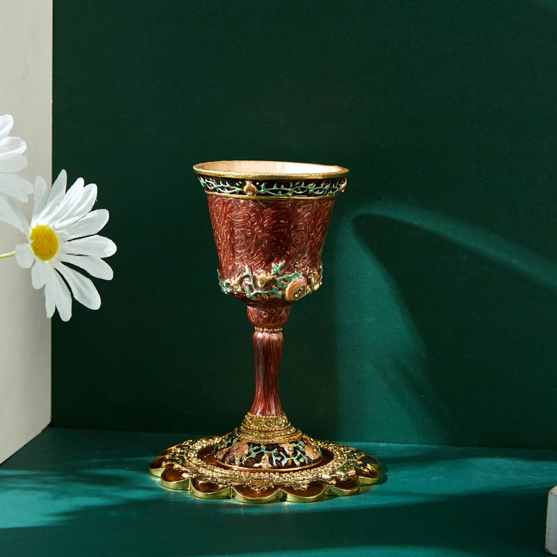 Discount 😍 Matashi Crystals Matashi Hand-Painted Tall Kiddush Cup Set 🔔 5 Discount 😍 Matashi Crystals Matashi Hand-Painted Tall Kiddush Cup Set 🔔 - Image 5