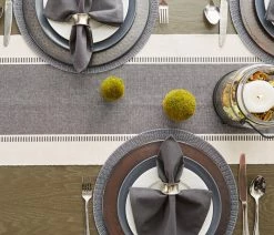 Outlet ✨ Design Imports Mineral Dobby Stripe Table Runner 13"x72" ✔️ -Tabletop Sales Store 42f135e20ddeb75b 6994 w800 h800 b0 p0