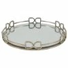 Wholesale 🥰 A&B Home 16" Medium Gold Mirrored Round Tray, 16" 🔔