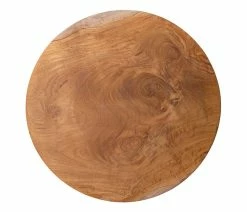 New 😍 Blue Pheasant Rowan Natural Teak Dinner Plates, Set Of 4 🎉