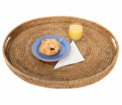 Cheapest 👏 Artifacts Trading Company Artifacts Rattan Oval Tray, Honey Brown, Large 🥰 -Tabletop Sales Store 4a6108560b2c1d4c 0160 w800 h800 b1 p0