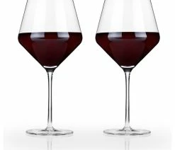 Top 10 ✨ True Brands Raye Crystal Burgundy Glasses By Viski, Set Of 2 ❤️ -Tabletop Sales Store 4ae1947a0810dd87 5698 w800 h800 b1 p0