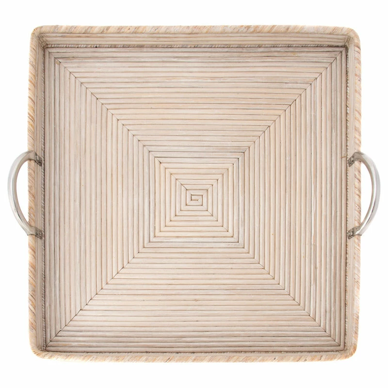 Top 10 👏 Artifacts Trading Company Artifacts Rattan™ Square Tray With Stainless Steel Handles, White Wash, 16"x16"x 😍 1 Top 10 👏 Artifacts Trading Company Artifacts Rattan™ Square Tray With Stainless Steel Handles, White Wash, 16"x16"x 😍