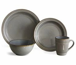 Cheap โจ Baum Artemis Grey 16 Piece Dinnerware Set ๐ฅฐ