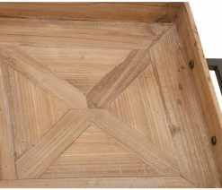 Hot Sale 🥰 Brimfield & May Contemporary Brown Wood Tray 44384 ❤️ -Tabletop Sales Store 4c117ea50b21764c 6761 w800 h800 b0 p0