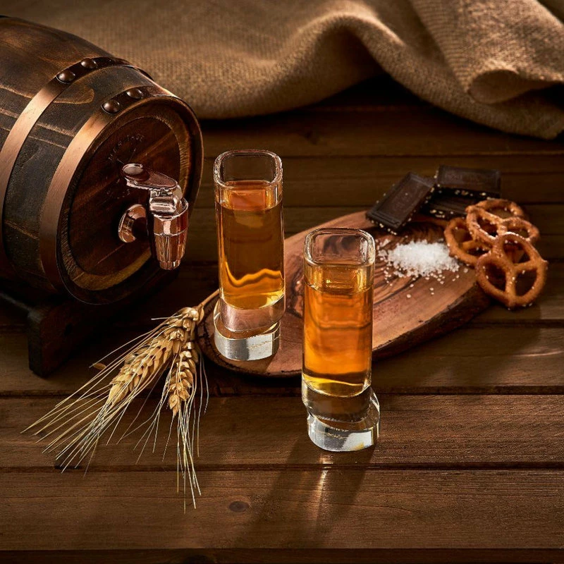 Brand new 🥰 JoyJolt Aqua Vitae Square Off Base Shot Glasses 1.58 Oz, Set Of 4 👍 2 Brand new 🥰 JoyJolt Aqua Vitae Square Off Base Shot Glasses 1.58 Oz, Set Of 4 👍 - Image 2