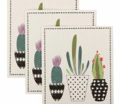 Best reviews of โ Design Imports DII Succulents Swedish Dishcloth ( Set Of 3 ) ๐