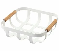 Cheapest 🛒 Yamazaki Home Fruit Bowl, Steel And Wood 🥰