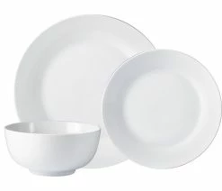 Top 10 ❤️ Safdie & Co. Porcelain Dinnerset 12 Piece Plain White Round Rim Aspen 😍
