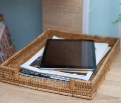 Best Sale ❤️ Artifacts Trading Company Artifacts Rattan Paper Tray Basket, Honey Brown 😉 -Tabletop Sales Store 52713e8a0fb2ab3f 0111 w800 h800 b0 p0