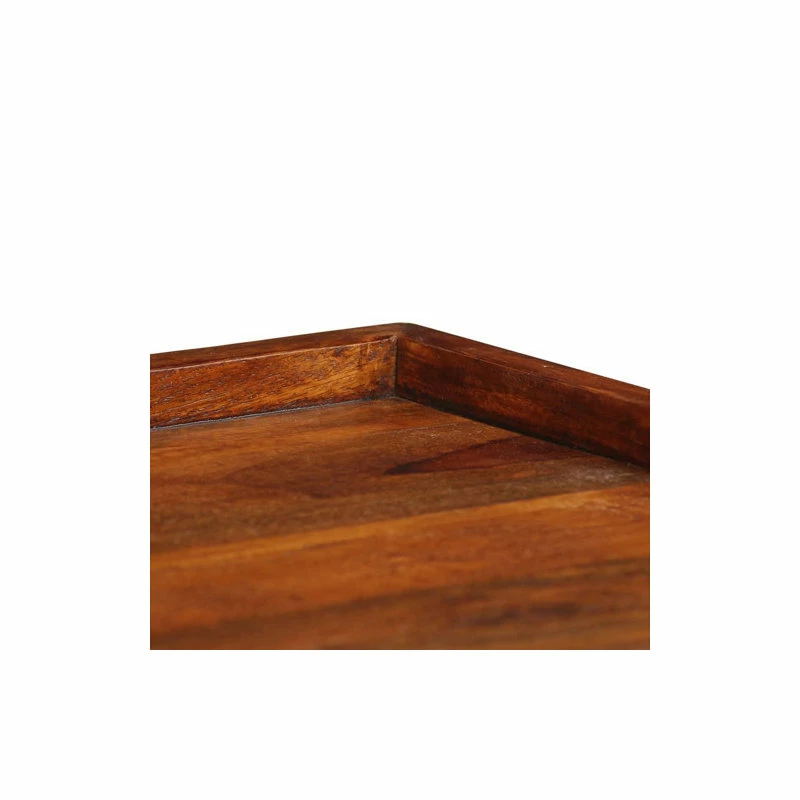 Cheap 🤩 Vida XL LLC VidaXL Solid Sheesham Wood Serving Tray Wooden Home Couch Plate Furniture ⌛ 3 Cheap 🤩 Vida XL LLC VidaXL Solid Sheesham Wood Serving Tray Wooden Home Couch Plate Furniture ⌛ - Image 3