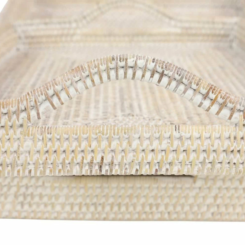 Outlet ๐ Zimlay Set Of 2 Cream Wood Boho Style Tray 35965 ๐ฏ 4 Outlet ๐ Zimlay Set Of 2 Cream Wood Boho Style Tray 35965 ๐ฏ - Image 4