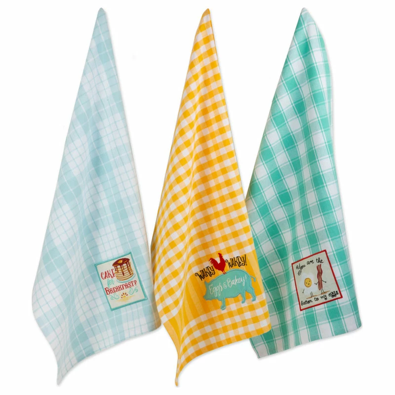 Best Pirce β€οΈ Design Imports DII Rise/Shine Breakfast Embroidered Dishtowel, 3-Piece Set π₯ 1 Best Pirce β€οΈ Design Imports DII Rise/Shine Breakfast Embroidered Dishtowel, 3-Piece Set π₯