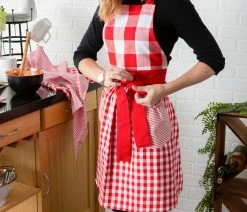 Best reviews of 👍 Design Imports Red/White Gingham Apron 😀 -Tabletop Sales Store 5831001b0dddbcae 7051 w800 h800 b0 p0