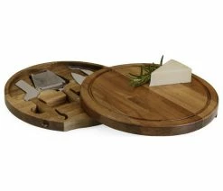Best Sale 🌟 TOSCANA Acacia Circo Cheese Cutting Board And Tools Set 💯 -Tabletop Sales Store 5bb17a070dce5127 0974 w800 h800 b1 p0