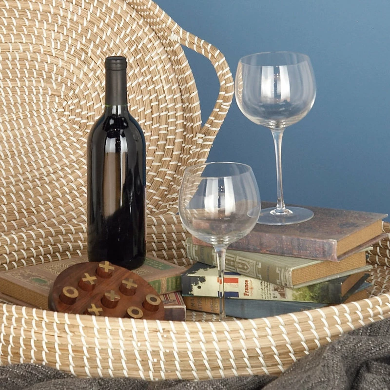 Deals ⭐ Brimfield & May Set Of 2 Brown Sea Grass Boho Style Tray 41196 ✔️ 6 Deals ⭐ Brimfield & May Set Of 2 Brown Sea Grass Boho Style Tray 41196 ✔️ - Image 6