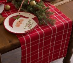 Cheap 🎉 Design Imports DII Holly Berry Plaid Table Runner 14"x72" 💯 -Tabletop Sales Store 5fd1e75b0ba1202c 5901 w800 h800 b0 p0
