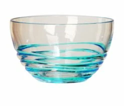Best Pirce 💯 LeadingWare Group Swirl Small Bowl, Set Of 4, Blue 💯