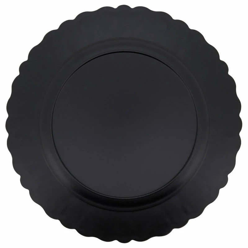 Top 10 ✔️ Saro Lifestyle Scalloped Ruffled Design Charger Plates, Set Of 4, Ivory 😉 2 Top 10 ✔️ Saro Lifestyle Scalloped Ruffled Design Charger Plates, Set Of 4, Ivory 😉 - Image 2