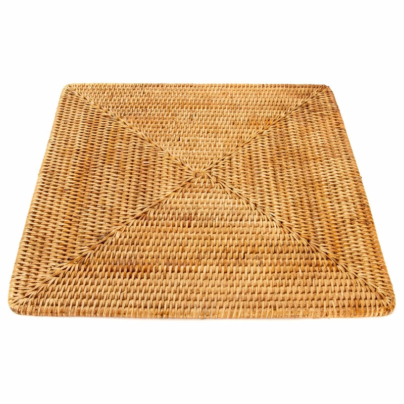 Discount 🛒 Artifacts Trading Company Artifacts Rattan Square Placemat, Honey Brown, Small 🛒 1 Discount 🛒 Artifacts Trading Company Artifacts Rattan Square Placemat, Honey Brown, Small 🛒