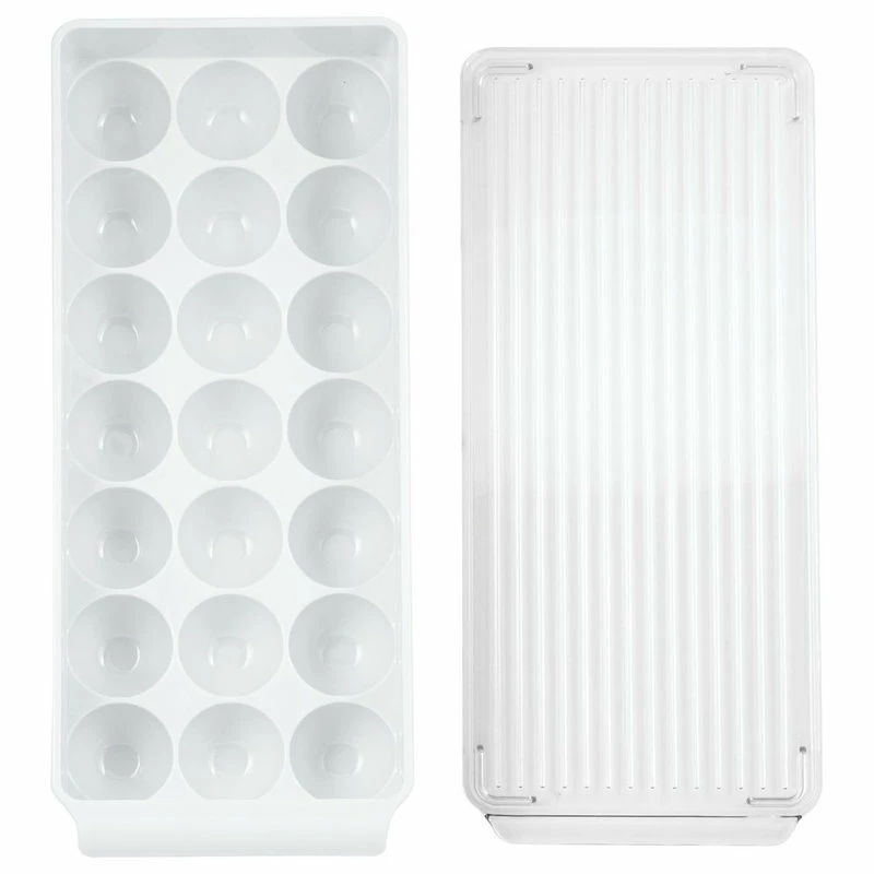 Discount ๐ IDesign Fridge Binz Egg Holder, Large, White And Clear ๐ 3 Discount ๐ IDesign Fridge Binz Egg Holder, Large, White And Clear ๐ - Image 3