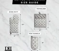 Wholesale 👍 Design Imports DII Pink Damask Oven Mitt/Potholder Set ✨ -Tabletop Sales Store 65c1260e019d1e65 8384 w800 h800 b0 p0