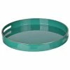 Best deal ⌛ Benzara, Woodland Imprts, The Urban Port Mimosa Round Tray With Cutout Handles, Green 👍
