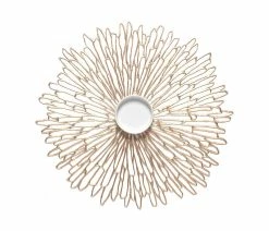 Budget 🎁 Chilewich Pressed Bloom Tablemat, Champagne 🔔