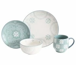 Deals 🔔 Baum Pamina Sky 16 Piece Dinnerware Set 🌟