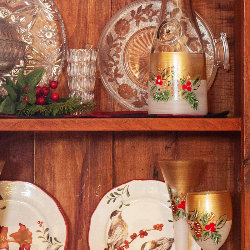 Discount 🌟 Golden Hill Studio Woodland Pine Carafe ⭐ 5 Discount 🌟 Golden Hill Studio Woodland Pine Carafe ⭐ - Image 5