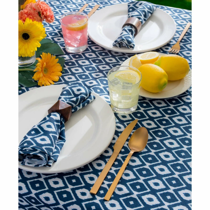 Cheapest π Design Imports DII Blue Ikat Print Outdoor Napkin, Set Of 6 π 2 Cheapest π Design Imports DII Blue Ikat Print Outdoor Napkin, Set Of 6 π - Image 2