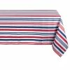 Budget 🛒 Design Imports DII Patriotic Stripe Outdoor Tablecloth 60"x120" ❤️
