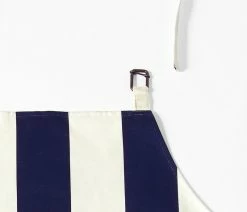 Flash Sale 🧨 Exclusive Fabrics & Furnishings, LLC Cabana Navy Printed Cotton Apron, 27"W X 34"L ❤️ -Tabletop Sales Store 6dd1cd79025dbbb6 2388 w800 h800 b0 p0