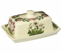 Outlet 🌟 Royal Worcester Portmeirion Botanic Garden Covered Butter Dish ⌛