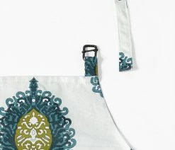 Best reviews of 👏 Exclusive Fabrics & Furnishings, LLC Mayan Teal Printed Cotton Apron, 27"W X 34"L 🎉 -Tabletop Sales Store 75218ef7025dbbea 2343 w800 h800 b0 p0