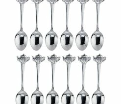 Best Pirce 🥰 Harold Import Co. Hic Spoon Demi Teapot Stainless Steel 12-Piece Set 👍