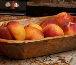 Budget 😍 Mexican Imports Food Safe Rustic Wooden Deep Dough Bowl With Handles 🎉 -Tabletop Sales Store 76c179e00e4e76ca 0955 w800 h800 b0 p0