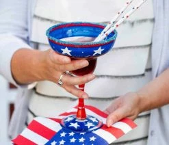 Flash Sale 💯 Golden Hill Studio Stars And Stripes Margarita Patriotic Collection, Set Of 2 😍 -Tabletop Sales Store 77d1c4ac0eac8a66 6169 w800 h800 b0 p0
