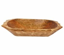 Budget 😍 Mexican Imports Food Safe Rustic Wooden Deep Dough Bowl With Handles 🎉 -Tabletop Sales Store 77e129de0f846b51 0955 w800 h800 b1 p0