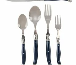 Top 10 ✔️ French Home Brands French Home Laguiole 20 Piece Stainless Steel Flatware Set, Service For 4, Navy 💯 -Tabletop Sales Store 78414e5f0f6e389a 1208 w800 h800 b1 p0