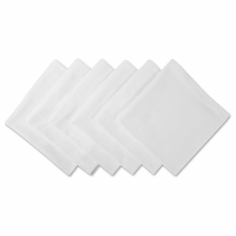Discount π Design Imports White Napkin Set/6 π 1 Discount π Design Imports White Napkin Set/6 π