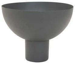 Buy ⭐ BLOOMINGVILLE Decorative Metal Footed Bowl, Gray ✨