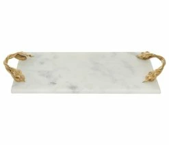 Promo 🤩 Brimfield & May Glam White Marble Tray 49639 🌟 -Tabletop Sales Store 7b115884005237b1 6779 w800 h800 b1 p0