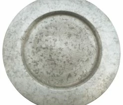 Best Pirce ๐ Fennco Styles Galvanized Rustic Metal 13" Charger Plates, Set Of 4 ๐งจ